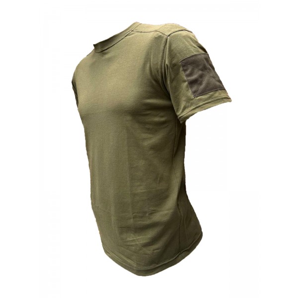 Футболка тактическая Х/Б олива плотность 220 грам с Velcro Pancer - 3573580 Футболка тактическая Х/Б олива плотность 220 грам с Velcro Pancer - 3573580