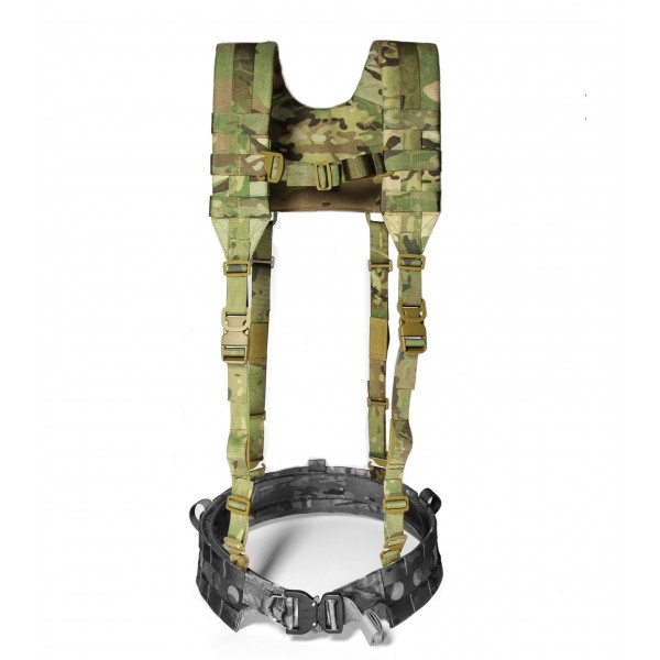 Плечевая система разгрузочная к поясу РПС тактическая WS-PSR Warrior Spirit Мультикам - 3573137