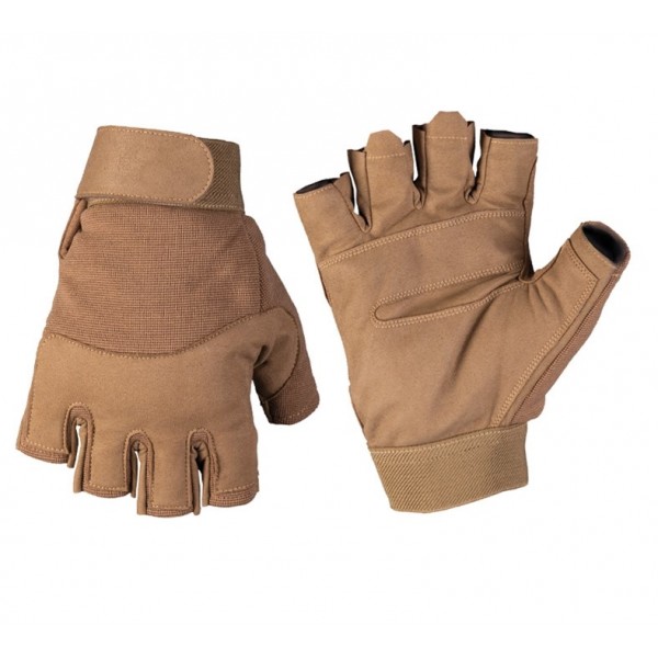 Рукавички тактичні без пальців койот Mil-Tec Німеччина - 3573567