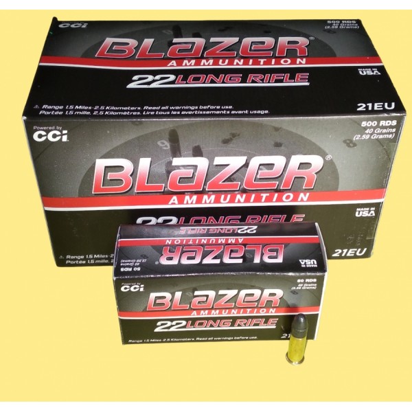 Спортивні патрони CCI Blazer HV,LRN.к.22LR. - 3573561 Спортивні патрони CCI Blazer HV,LRN.к.22LR. - 3573561