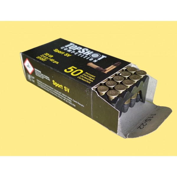 Спортивні патрони Topshot Sport SV,LRN.к.22LR. - 3573559 Спортивні патрони Topshot Sport SV,LRN.к.22LR. - 3573559