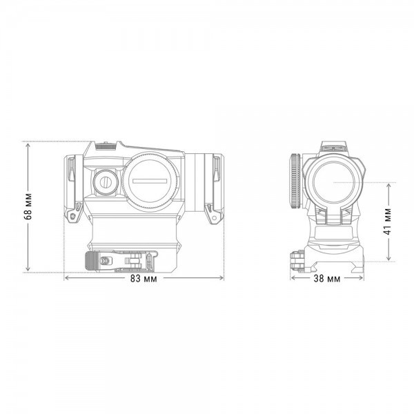 Коліматорний приціл HOLOSUN HE515GM-GR - 3573555 Коліматорний приціл HOLOSUN HE515GM-GR - 3573555