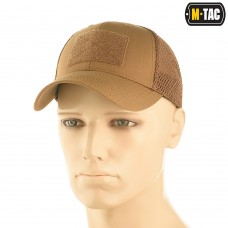 M-Tac бейсболка тактична з сіткою Elite Flex Coyote Brown