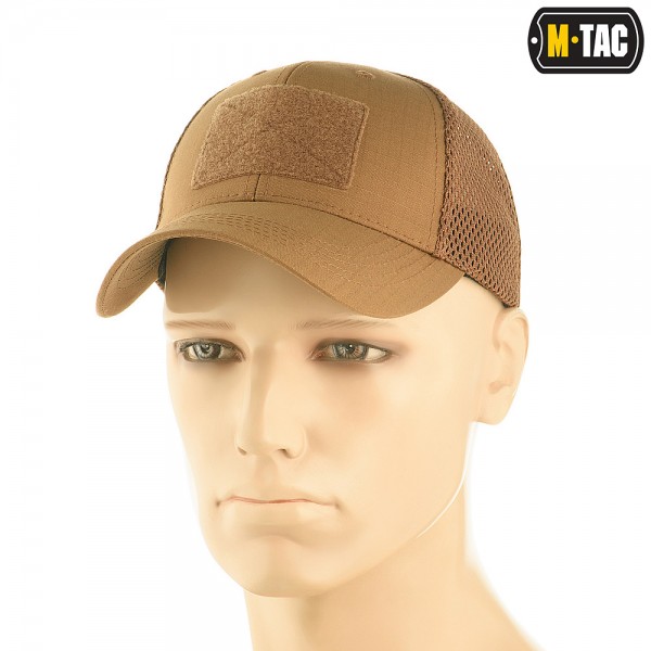 M-Tac бейсболка тактична з сіткою Elite Flex Coyote Brown - 40560017