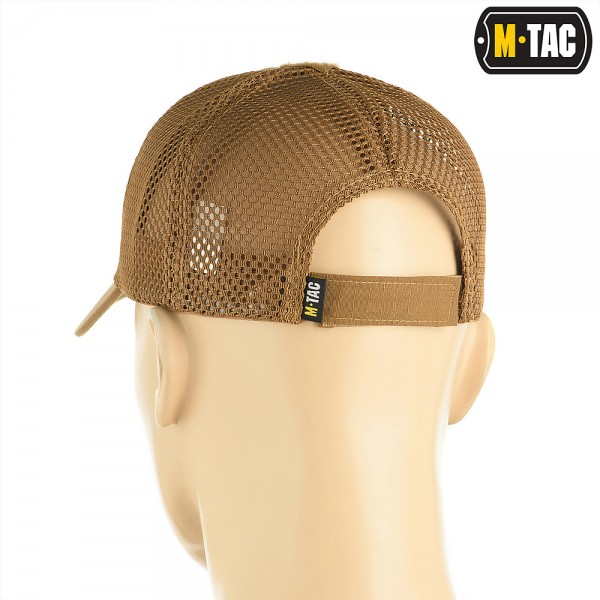M-Tac бейсболка с липучкой и сеткой Flex рип-стоп Coyote Brown - 40570017 M-Tac бейсболка с липучкой и сеткой Flex рип-стоп Coyote Brown - 40570017