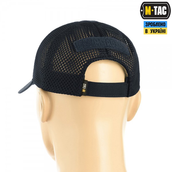 M-Tac бейсболка тактическая с сеткой Elite Flex Dark Navy Blue - 40560015 M-Tac бейсболка тактическая с сеткой Elite Flex Dark Navy Blue - 40560015