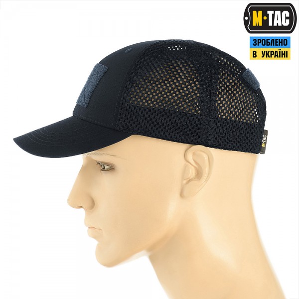 M-Tac бейсболка тактическая с сеткой Elite Flex Dark Navy Blue - 40560015 M-Tac бейсболка тактическая с сеткой Elite Flex Dark Navy Blue - 40560015