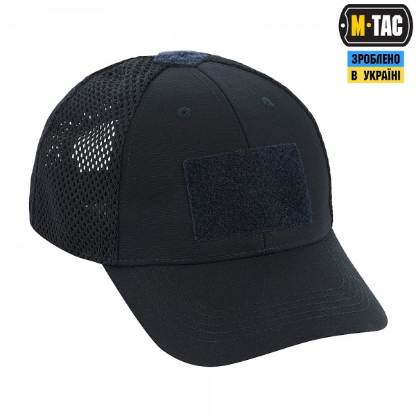 M-Tac бейсболка тактическая с сеткой Elite Flex Dark Navy Blue - 40560015 M-Tac бейсболка тактическая с сеткой Elite Flex Dark Navy Blue - 40560015