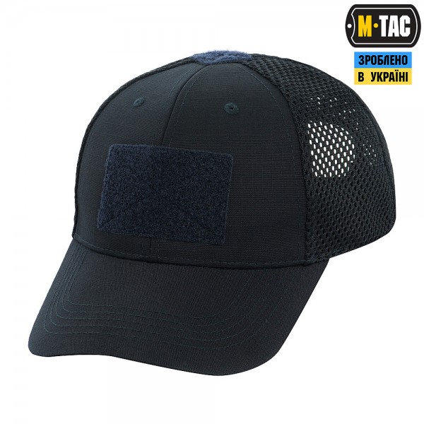 M-Tac бейсболка тактическая с сеткой Elite Flex Dark Navy Blue - 40560015 M-Tac бейсболка тактическая с сеткой Elite Flex Dark Navy Blue - 40560015