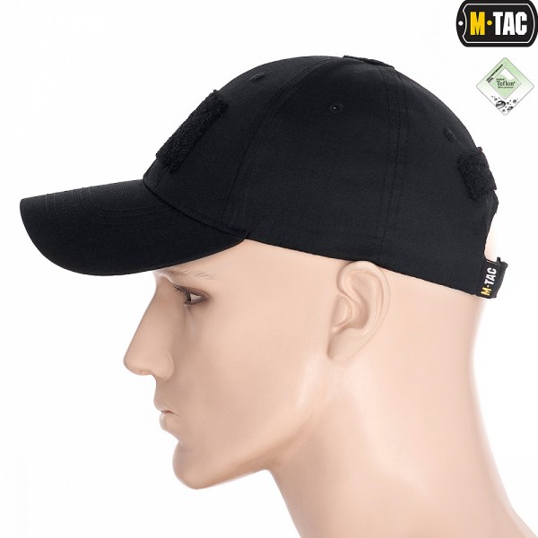 M-Tac бейсболка с липучкой Flex рип-стоп Black - 40534002 M-Tac бейсболка с липучкой Flex рип-стоп Black - 40534002