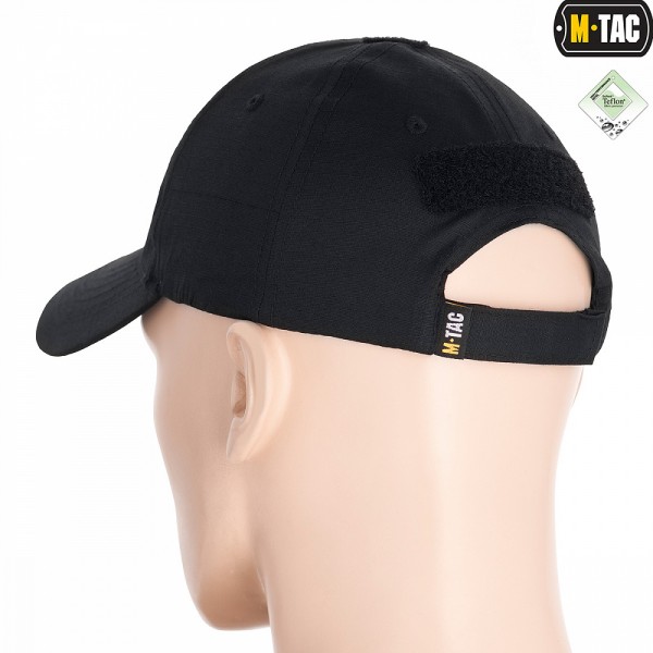 M-Tac бейсболка с липучкой Flex рип-стоп Black - 40534002 M-Tac бейсболка с липучкой Flex рип-стоп Black - 40534002