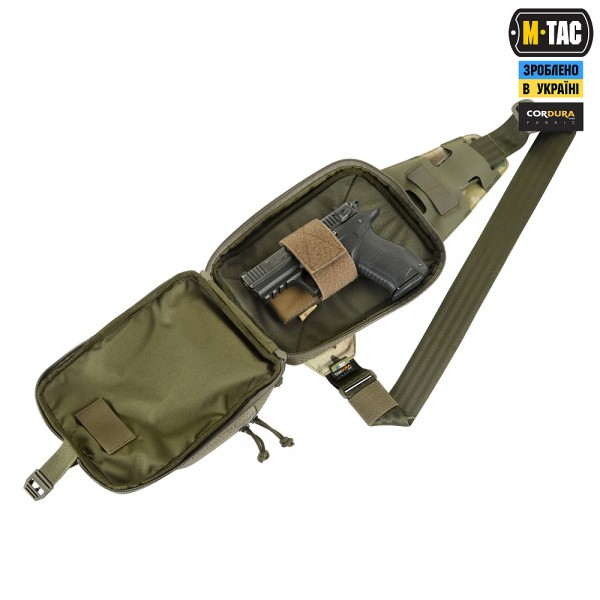 M-Tac сумка Sling Pistol Bag Elite Hex з липучкою Multicam/Ranger Green - 51403238 M-Tac сумка Sling Pistol Bag Elite Hex з липучкою Multicam/Ranger Green - 51403238