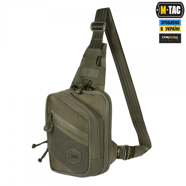 M-Tac сумка Sling Pistol Bag Elite Hex з липучкою Ranger Green - 51403023