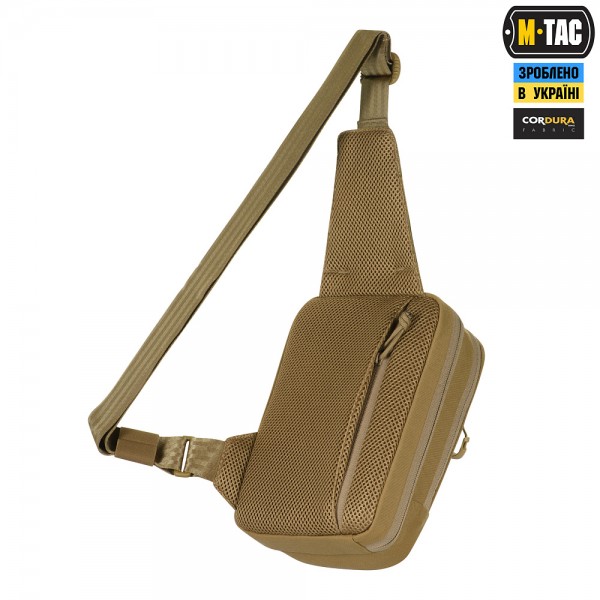 M-Tac сумка Sling Pistol Bag Elite Hex з липучкою Coyote - 51403005 M-Tac сумка Sling Pistol Bag Elite Hex з липучкою Coyote - 51403005