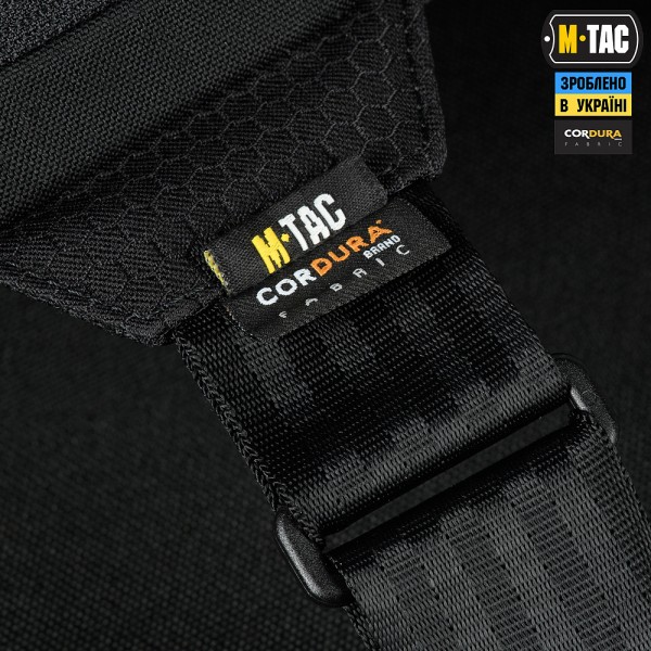 M-Tac сумка Sling Pistol Bag Elite Hex з липучкою Black - 51403002 M-Tac сумка Sling Pistol Bag Elite Hex з липучкою Black - 51403002