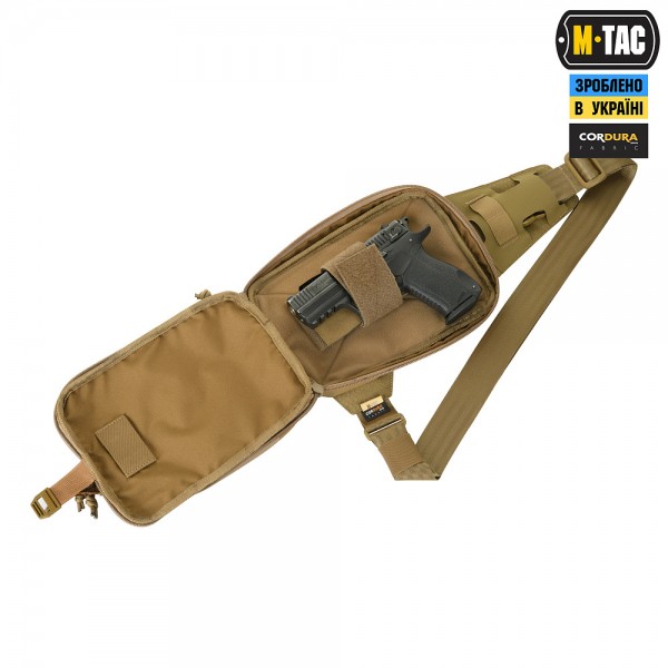 M-Tac сумка Sling Pistol Bag Elite Hex Coyote - 10175005 M-Tac сумка Sling Pistol Bag Elite Hex Coyote - 10175005
