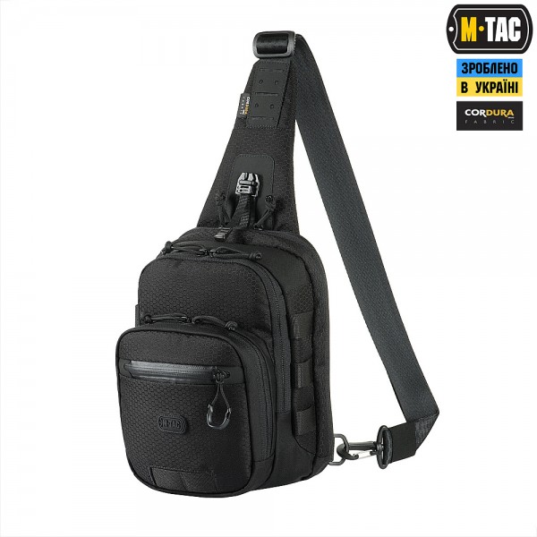 M-Tac сумка Cross Bag Slim Elite Hex Black - 10210002