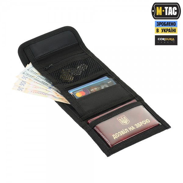 M-Tac кошелек с липучкой Elite Gen.II Black - 20424802