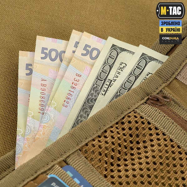 M-Tac кошелек с липучкой Elite Gen.II Coyote - 20424805 M-Tac кошелек с липучкой Elite Gen.II Coyote - 20424805