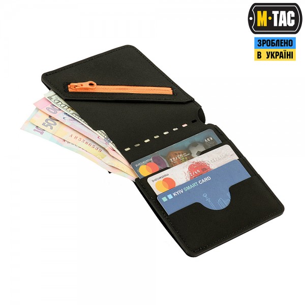 M-Tac гаманець Slim Elite Gen.II Black/Orange - 10171835 M-Tac гаманець Slim Elite Gen.II Black/Orange - 10171835