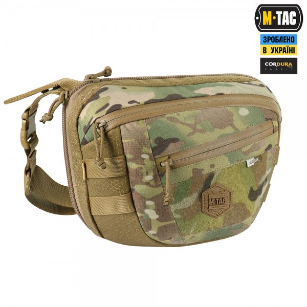 M-Tac сумка Sphaera Hex Hardsling Bag Large с липучкой Elite Multicam/Coyote - 51422508