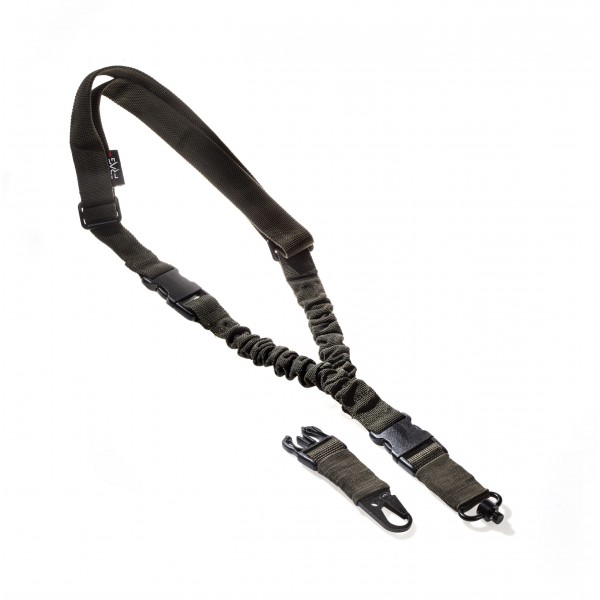 Оружейный 1-точечный тактический ремень FRAG с антабкой и карабином олива - 3573355 Оружейный 1-точечный тактический ремень FRAG с антабкой и карабином олива - 3573355