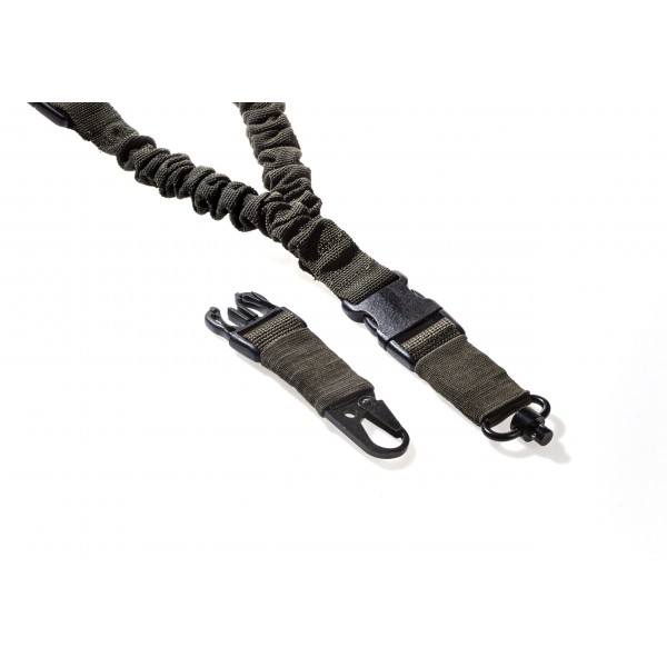 Оружейный 1-точечный тактический ремень FRAG с антабкой и карабином олива - 3573355 Оружейный 1-точечный тактический ремень FRAG с антабкой и карабином олива - 3573355