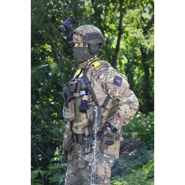 Оружейный 1-точечный тактический ремень FRAG с антабкой и карабином олива - 3573355 Оружейный 1-точечный тактический ремень FRAG с антабкой и карабином олива - 3573355