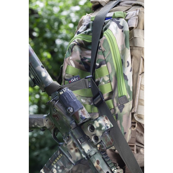 Тактический 3-точечный оружейный ремень FRAG с карабином олива - 3573354 Тактический 3-точечный оружейный ремень FRAG с карабином олива - 3573354