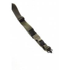 Тактический 3-точечный оружейный ремень Frag с антабкой олива