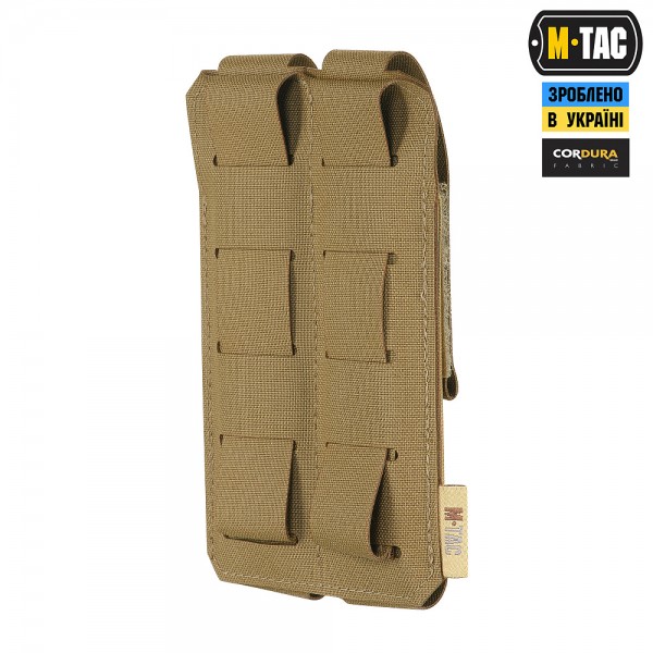 M-Tac підсумок подвійний для пістолетного магазина АПС Laser Cut Gen.II Coyote - 10244005 M-Tac підсумок подвійний для пістолетного магазина АПС Laser Cut Gen.II Coyote - 10244005