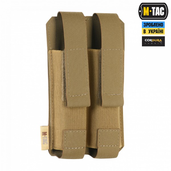 M-Tac підсумок подвійний для пістолетного магазина АПС Laser Cut Gen.II Coyote - 10244005 M-Tac підсумок подвійний для пістолетного магазина АПС Laser Cut Gen.II Coyote - 10244005