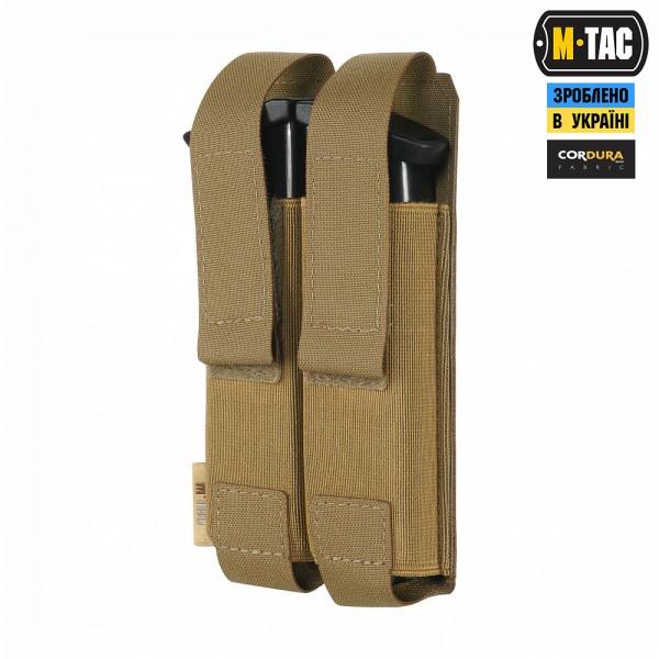 M-Tac підсумок подвійний для пістолетного магазина АПС Laser Cut Gen.II Coyote - 10244005 M-Tac підсумок подвійний для пістолетного магазина АПС Laser Cut Gen.II Coyote - 10244005