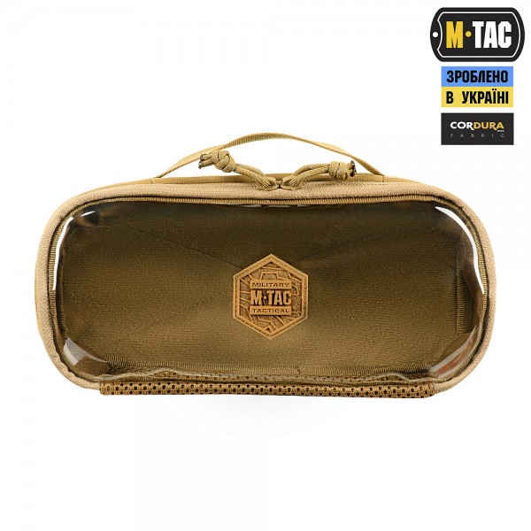 M-Tac органайзер утилитарный прозрачный Elite Medium Gen.II Coyote - 10147805-M M-Tac органайзер утилитарный прозрачный Elite Medium Gen.II Coyote - 10147805-M