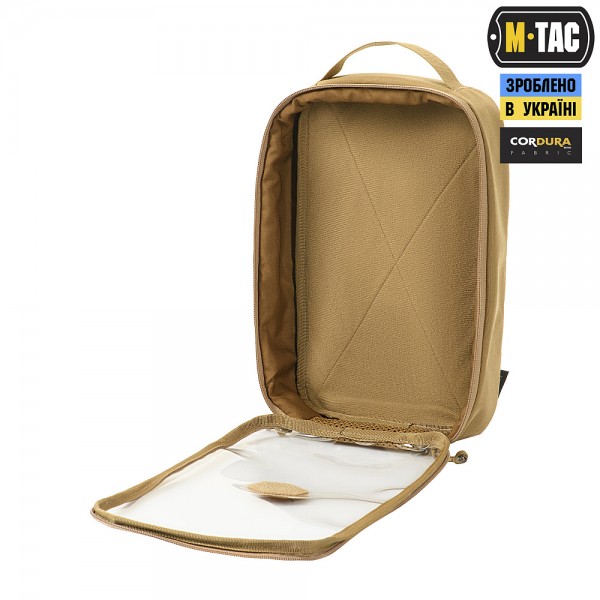 M-Tac органайзер утилитарный прозрачный Elite Large Gen.II Coyote - 10147805-L M-Tac органайзер утилитарный прозрачный Elite Large Gen.II Coyote - 10147805-L