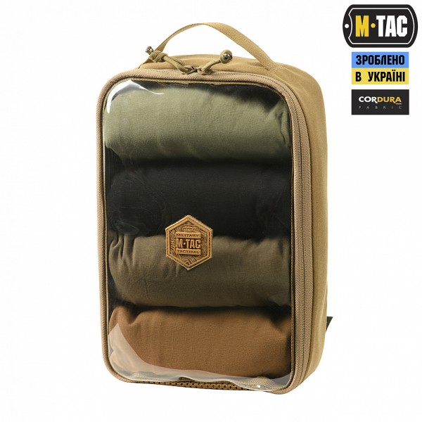 M-Tac органайзер утилитарный прозрачный Elite Large Gen.II Coyote - 10147805-L M-Tac органайзер утилитарный прозрачный Elite Large Gen.II Coyote - 10147805-L