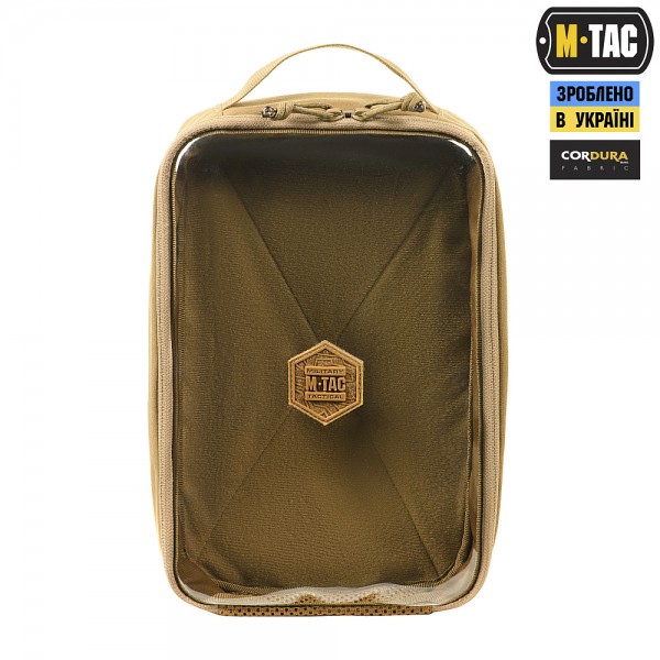 M-Tac органайзер утилитарный прозрачный Elite Large Gen.II Coyote - 10147805-L M-Tac органайзер утилитарный прозрачный Elite Large Gen.II Coyote - 10147805-L