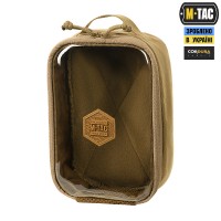 M-Tac органайзер утилитарный прозрачный Elite Small Gen.II Coyote