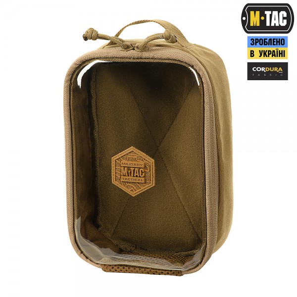 M-Tac органайзер утилитарный прозрачный Elite Small Gen.II Coyote - 10147805-S