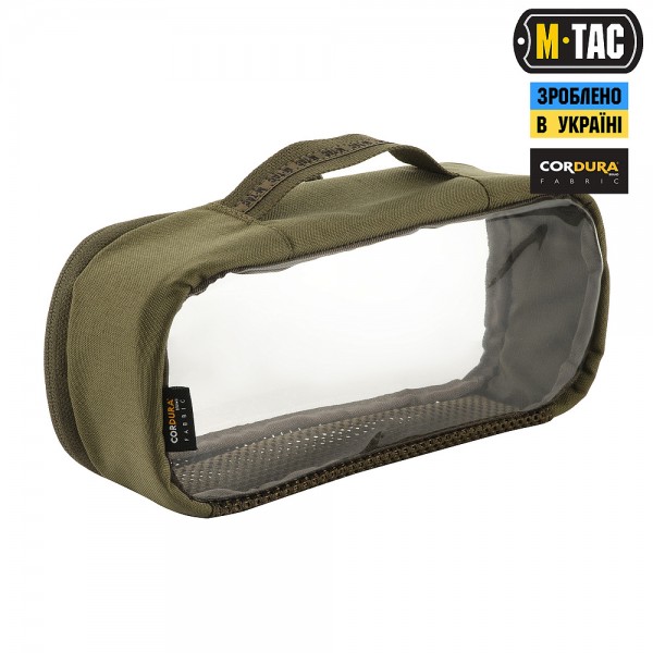 M-Tac органайзер утилитарный прозрачный Elite Medium (26х11 см) Ranger Green - 10147023-M M-Tac органайзер утилитарный прозрачный Elite Medium (26х11 см) Ranger Green - 10147023-M