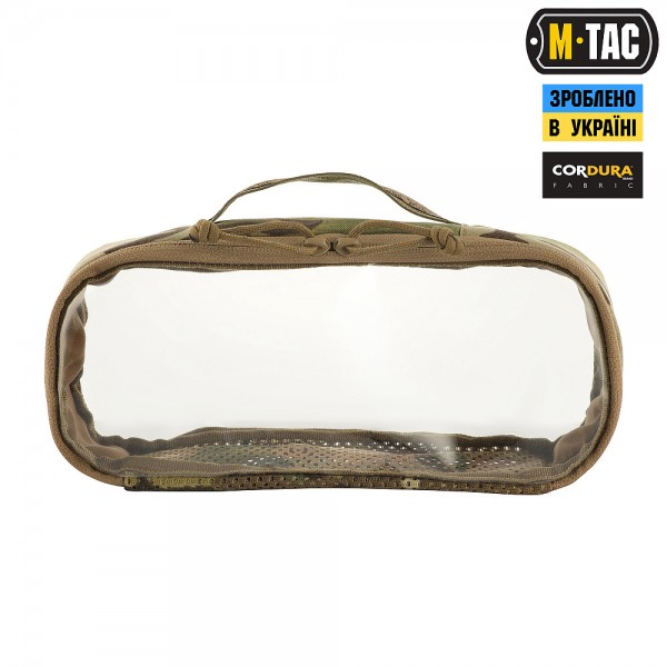 M-Tac органайзер утилитарный прозрачный Elite Medium (26х11 см) Multicam - 10147008-M M-Tac органайзер утилитарный прозрачный Elite Medium (26х11 см) Multicam - 10147008-M