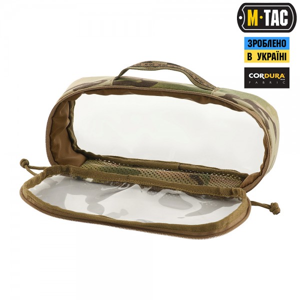 M-Tac органайзер утилитарный прозрачный Elite Medium (26х11 см) Multicam - 10147008-M M-Tac органайзер утилитарный прозрачный Elite Medium (26х11 см) Multicam - 10147008-M