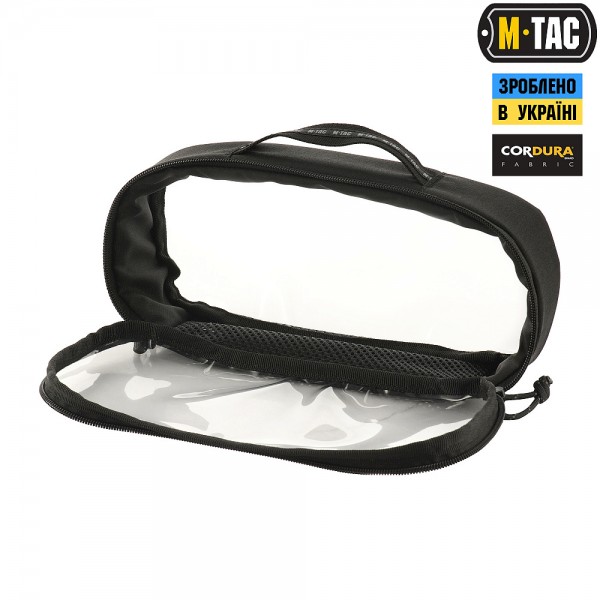 M-Tac органайзер утилитарный прозрачный Elite Medium (26х11 см) Black - 10147002-M M-Tac органайзер утилитарный прозрачный Elite Medium (26х11 см) Black - 10147002-M