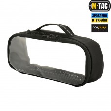M-Tac органайзер утилитарный прозрачный Elite Medium (26х11 см) Black
