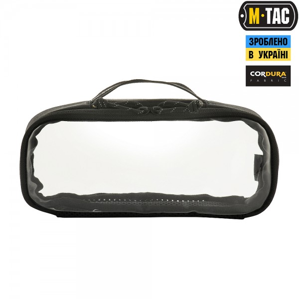 M-Tac органайзер утилитарный прозрачный Elite Medium (26х11 см) Black - 10147002-M M-Tac органайзер утилитарный прозрачный Elite Medium (26х11 см) Black - 10147002-M
