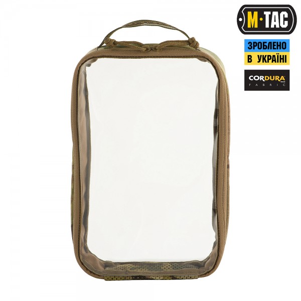 M-Tac органайзер утилитарный прозрачный Elite Large (30х19 см) Multicam - 10147008-L M-Tac органайзер утилитарный прозрачный Elite Large (30х19 см) Multicam - 10147008-L