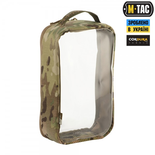 M-Tac органайзер утилитарный прозрачный Elite Large (30х19 см) Multicam - 10147008-L M-Tac органайзер утилитарный прозрачный Elite Large (30х19 см) Multicam - 10147008-L