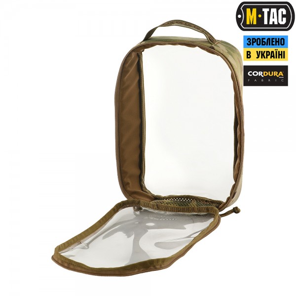 M-Tac органайзер утилитарный прозрачный Elite Large (30х19 см) Multicam - 10147008-L M-Tac органайзер утилитарный прозрачный Elite Large (30х19 см) Multicam - 10147008-L