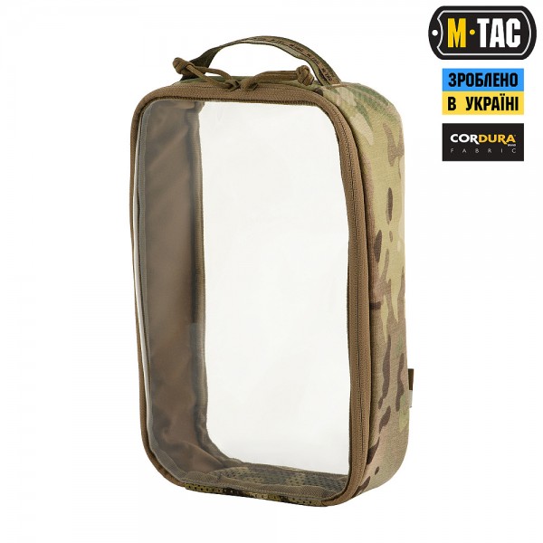 M-Tac органайзер утилитарный прозрачный Elite Large (30х19 см) Multicam - 10147008-L