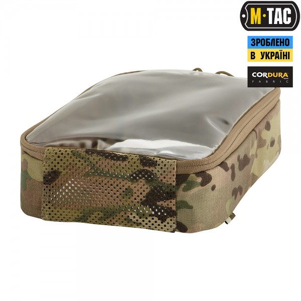 M-Tac органайзер утилитарный прозрачный Elite Large (30х19 см) Multicam - 10147008-L M-Tac органайзер утилитарный прозрачный Elite Large (30х19 см) Multicam - 10147008-L
